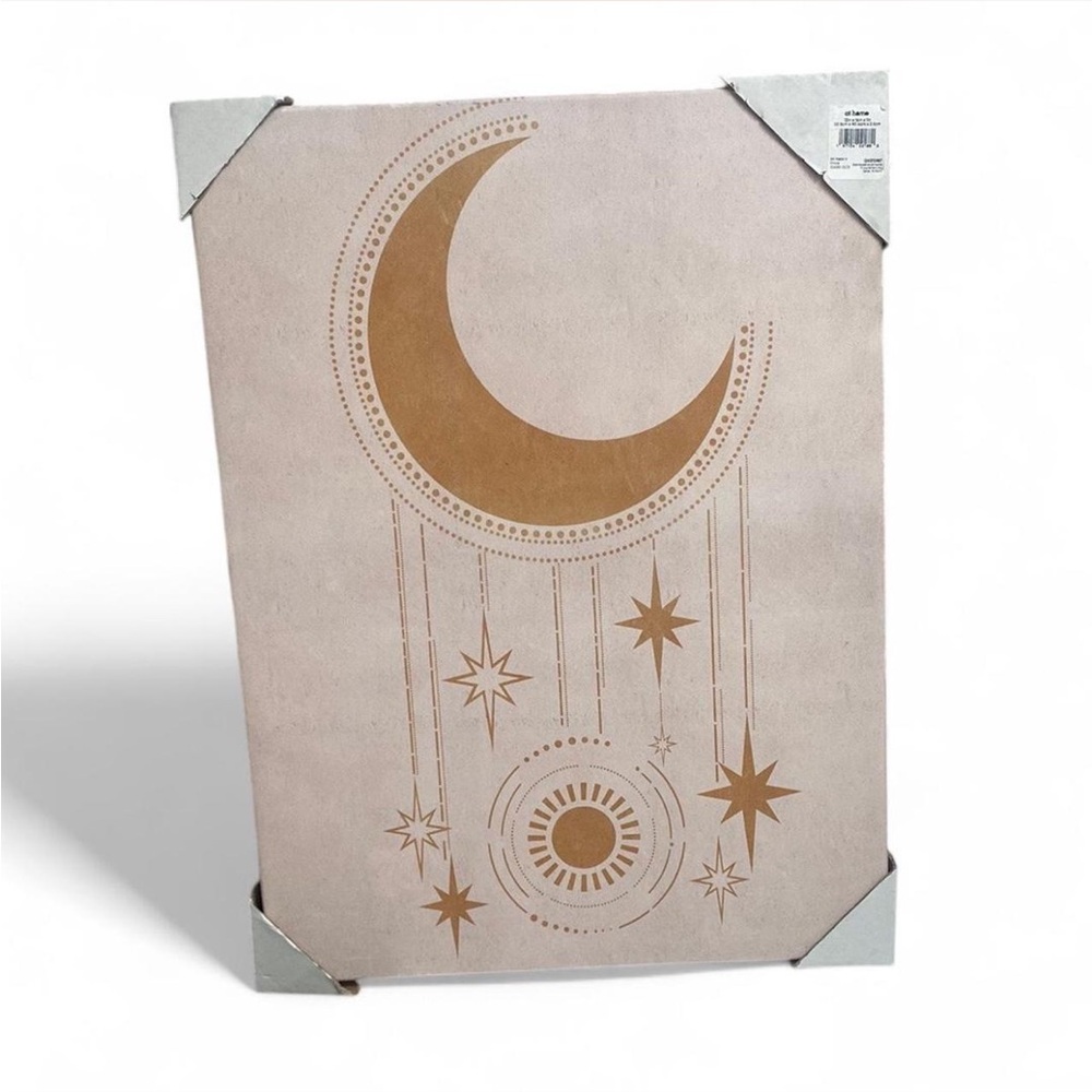 Celestial Moon Dream Catcher Canvas